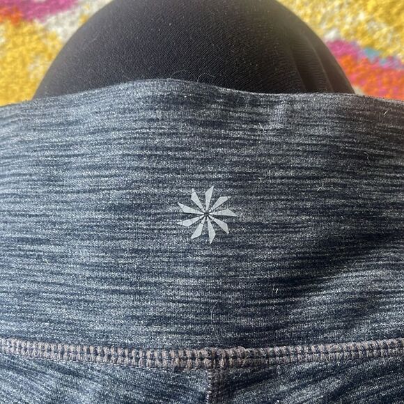 ATHLETA HEATHERED GRAY DRIFTER LEGGINGS SMALL - Picture 8 of 10